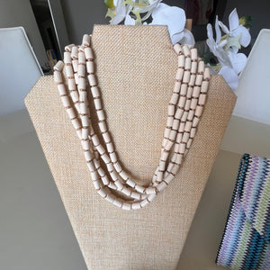 Wood Layered Necklace