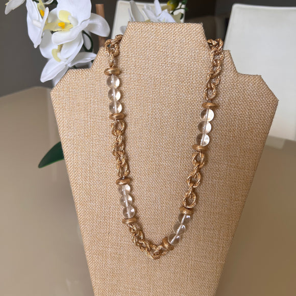 Clear Chain Necklace