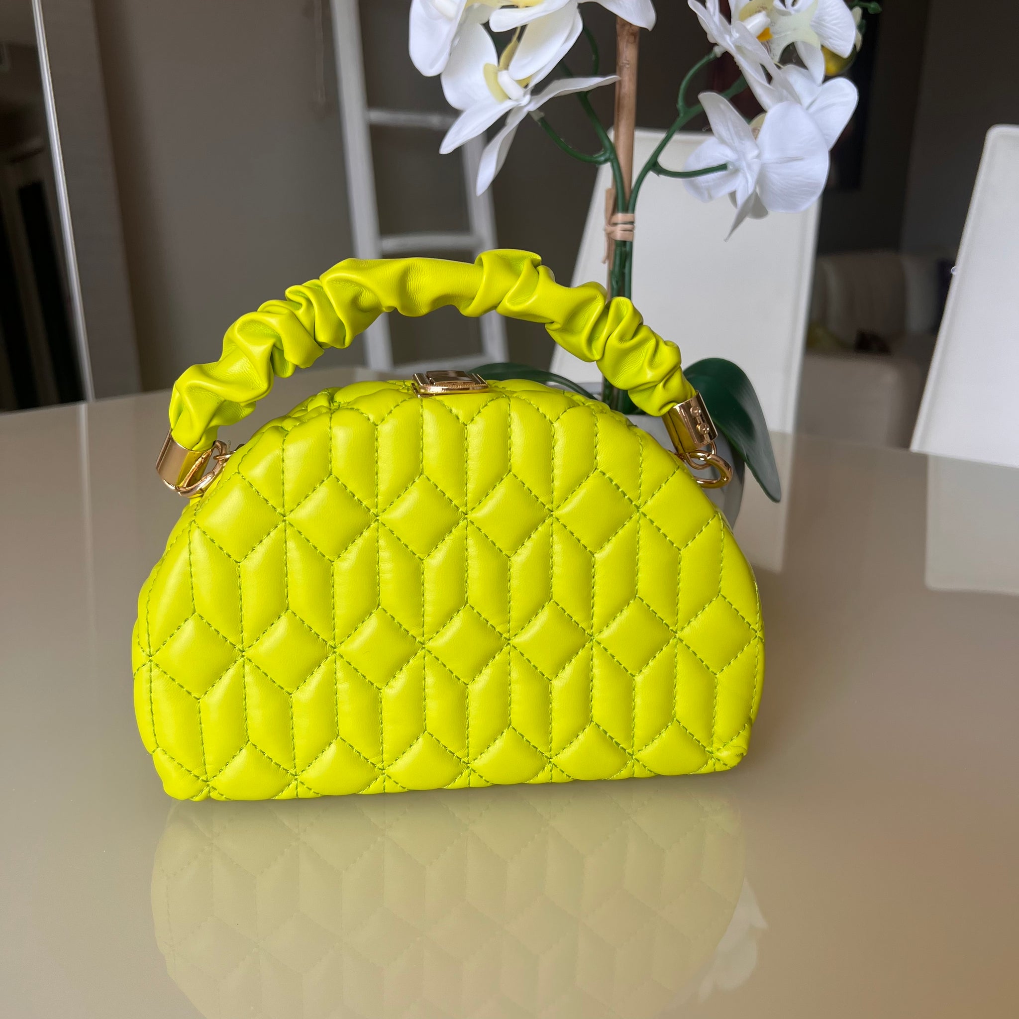 Diy Reversible scrunchie handbag/ DIY Trendy bags / Fabric bag - YouTube