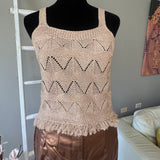 Bronze Mesh Top