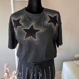 Stars Black Shirt