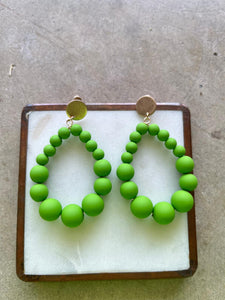 Rubber Ball Earrings