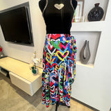 Graffiti Heart Wrap Skirt