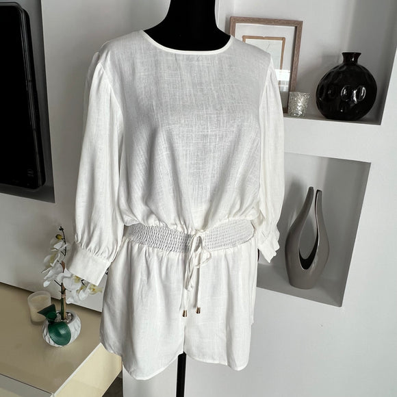 Linen Crop Top and Short Set