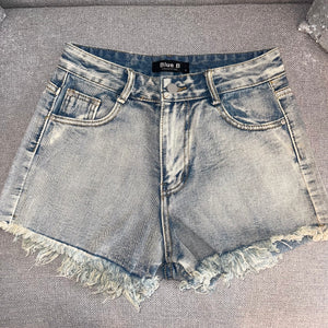 Washed Denim Short