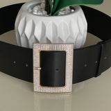 Rhinestone Buckle Belt (2 Colors Available)