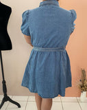 Denim Puff Dress