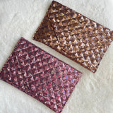 Pink Sequins Clutch