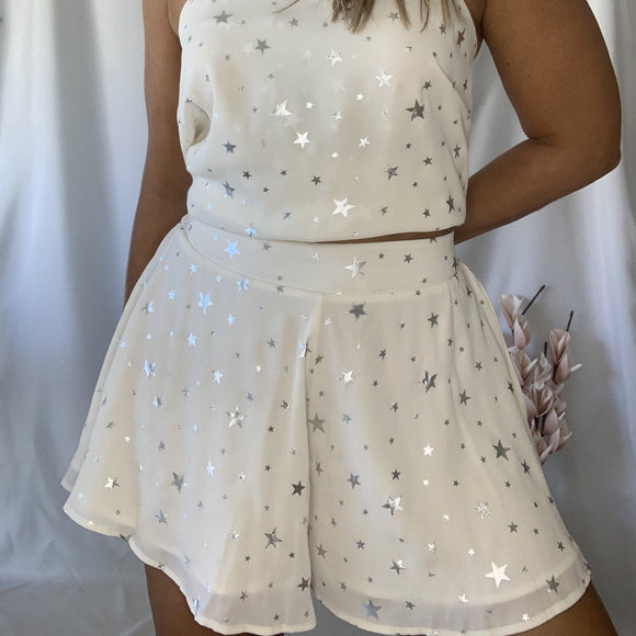 Ivory Silver Star Short