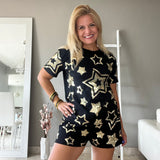 Sequin Stars Short Set