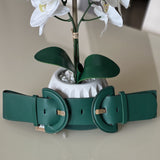 Solid Color Double Buckle Belt (2 Colors Available)