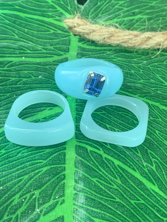 Geo resin rings