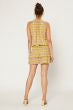 Multi Plaid Ruffled Mini Dress