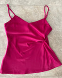 Fuschia Satin Top