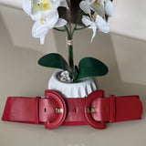 Solid Color Double Buckle Belt (2 Colors Available)