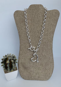 Tucco Heart Chain Necklace